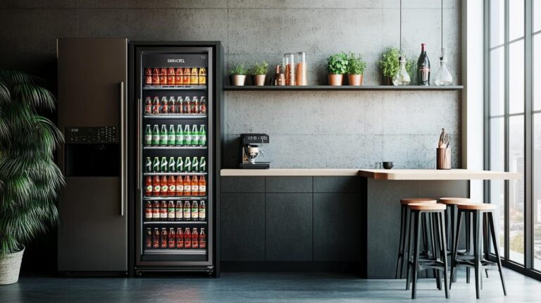L&rsquo;Armoire Réfrigérée – Boissons 115L Coca-Cola® – Coolsteel – HIGHCUBE : La solution idéale pour exposer vos rafraîchissements